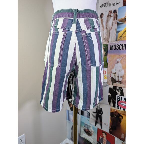 Vintage Striped Shorts - Picture 3 of 5